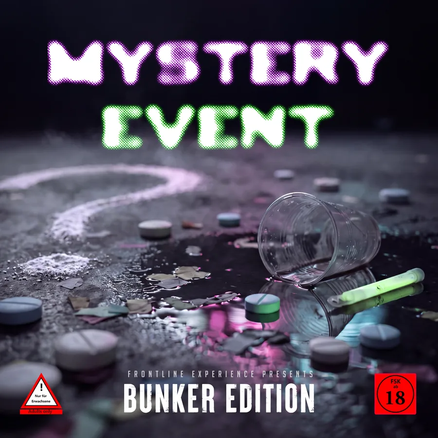 Flyer Mystery Event – Halloween im Bunker Gosberg, Sa 31.10.